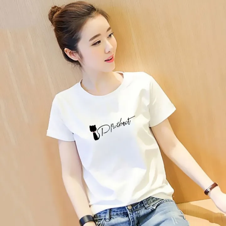 Summer%20Korean%20Style%20Letter%20White%20Short%20Sleeve%20T%20Shirt%20Female%20Student%20All-Matching%20Loose%20Half-Sleeved%20T-shirt%20Young%20Girls%20Girlfriends%20Top%20Clothes%20-%20Image%205