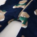Sanlutoz Cute Bear Fleece Thickened Long Sleeve Toddler Jumpsuits Warm Cozy Korean Style Zipper Winter Baby Rompers Clothing. 