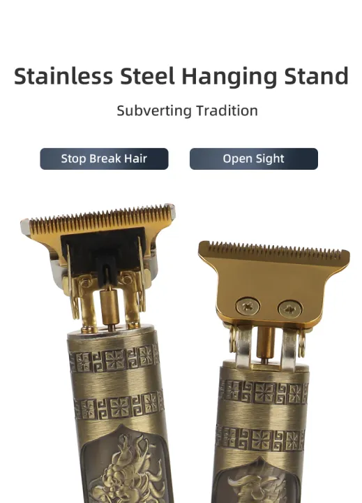 T9%20Vintage%20Men's%20Hair%20Clipper%20Electric%20Shaver%20Rechargeable%20Hair%20Trimmer%20Beard%20Clipper%20For%20Barber%20Hair%20Cutting%20-%20Image%207