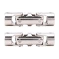 NXFDSIOZ 2X Rc Double Universal Joint Cardan Joint Gimbal Couplings with Screw,10X10mm. 