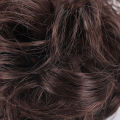 Curly Messy Bun Hair Piece Scrunchie Natural Look Wig Hair Ring Fluffy Hair Decor Girl Ponytail Hair Extension Wrap 1Pcs. 