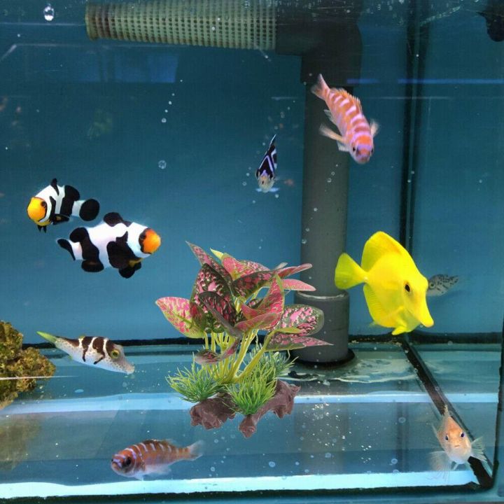 LONNGZHUAN%20Fish%20Tank%20Aquascape%20Ornaments,%20Plastic%20Fish%20Tank%20Decorations%20Simulation%20Plant%20Decoration,%20Environmentally%20Friendly%20Aquarium%20Accessories%20Artificial%20Water%20Plants%20Fish%20Tank%20-%20Image%209