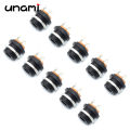 10Pcs DC Power Jack Socket Female Connector 5.5x2.1mm 3.5x1.3mm DC005 DC022 DC099 DC Plug Socket Nut Panel Mount Adapter. 