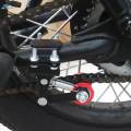 Motorcycle Chain Adjuster Chain Automatic Regulator Easy Installation Metal Universal Chain Red. 