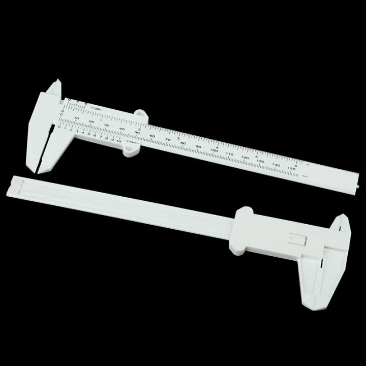 0-80mm/150mm%200.5mm%20Vernier%20Caliper%20Double%20%20Scale%20Plastic%20Vernier%20Caliper%20Measuring%20Student%20Mini%20Tool%20Ruler%20DIY%20Model%20Making-150mm%20gray%20-%20Image%206