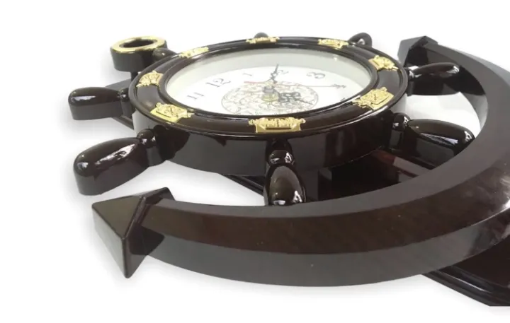 Antique%20Model%20Anchor%20Wall%20Clock%20/%20Easy%20To%20Read%20/%20Quality%20&%20Standard%20/%20Teak%20Color%20/%20Battery%20Operating%20(1xAA%201.5V)%20-%20Image%207