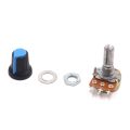 B100K Ohms Potentiometer with Knob(Arduino). 