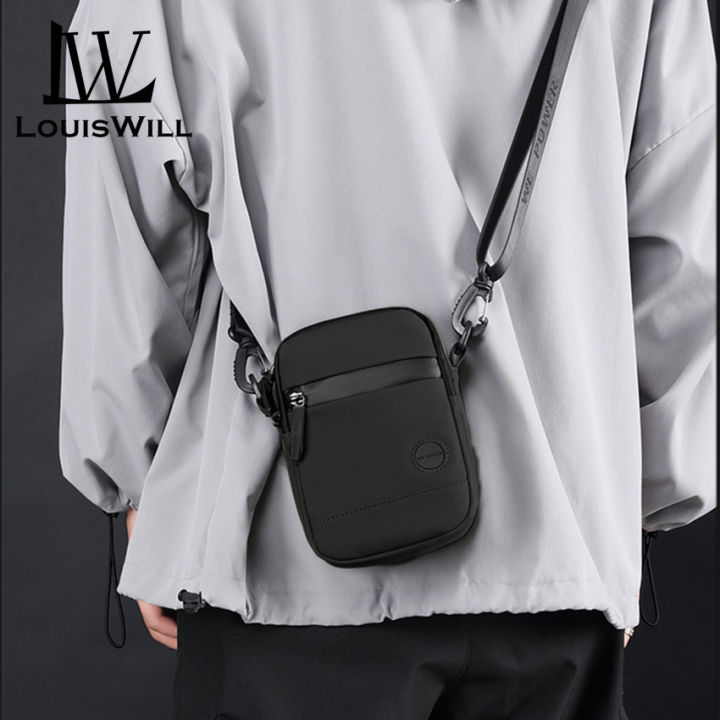 LouisWill%20Men%20Bag%20Fashion%20Men's%20Shoulder%20Bag%20Mini%20Waist%20Bag%20Leisure%20Crossbody%20Bag%20Waterproof%20Fanny%20Pack%20Messenger%20Bag%20Sling%20Bag%20Casual%20Day%20Bag%20Street%20Shoulder%20Bag%20-%20Image%203