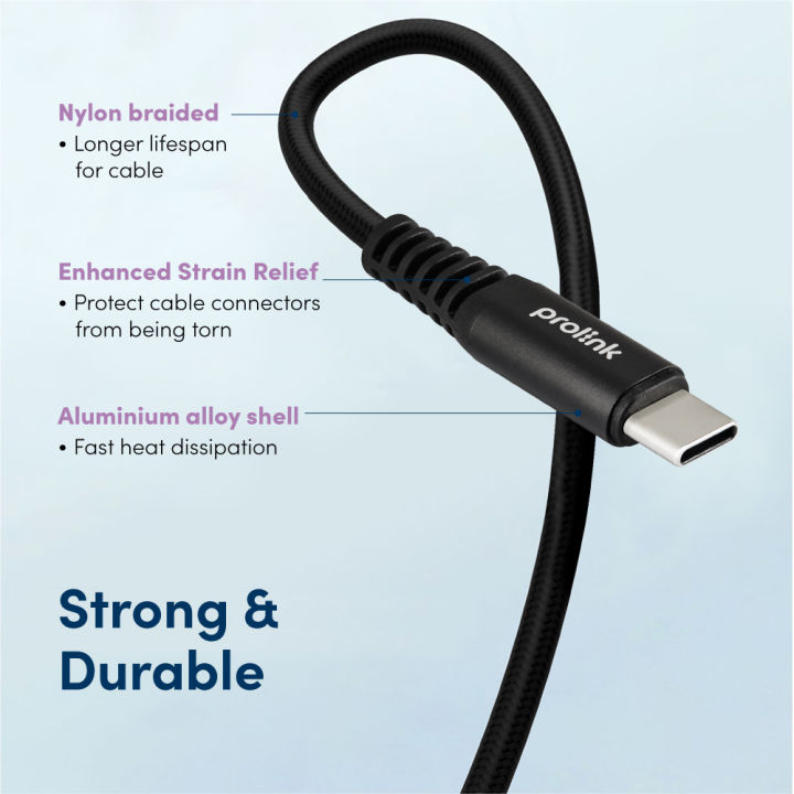 Prolink%20Fast%20Charging%20100W/%205A%20USB%20C-C%20PD%20Cable%20-%20Image%202