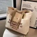 【ALLGOOD】Thick Canvas Bag Original Genuine Goods Japanese Style Pure Color Satchel Student Tote Bag Work Clothing Mommy Bento Lunch Box Bag. 