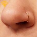 1Pc Surgical Steel Thin Small Nose Ring Hoop 0.8mm Cartilage Piercing Stud. 