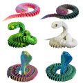 3D Printer Snake 2025 Chinese Zodiac Year Snake Decoration, Moving Crafts, Executive Desk Toy, Home Office Decoration. 