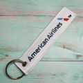 MiFaViPa 1 PC Blue Key Chain for KLM American Airlines Qatar Airplane Keychain Emirates Flight Crew Pilot Aviation Sleutelhanger. 