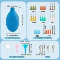 3 Sets of Ceramic Tools Pottery Supplies Clay Tool Set for Pottery Glaze with Precision Tip Applicator Bottle Slide Easy to Use Easy to Control. 