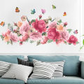 D400 High Quality Radium Large size creative colored flower home decoration decor decals for boys girls bedroom kitchen livingroom kids baby tv room without radium stars window poster mural water proof and removable birthday gift nursery wall stickers. 