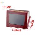 Golf Ball Display Case with Transparent Window Wood Golf Ball Storage Box. 
