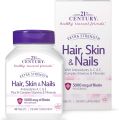 21st Century Extra Strength For Hair, Skin & Nails - 90 Tablets (FROM DUBAI). 