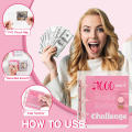 Pvc Savings Binder Binder Mini Budget Binder Waterproof Cash Envelope Wallet for Money Savings Challenge Personal Finance Home. 