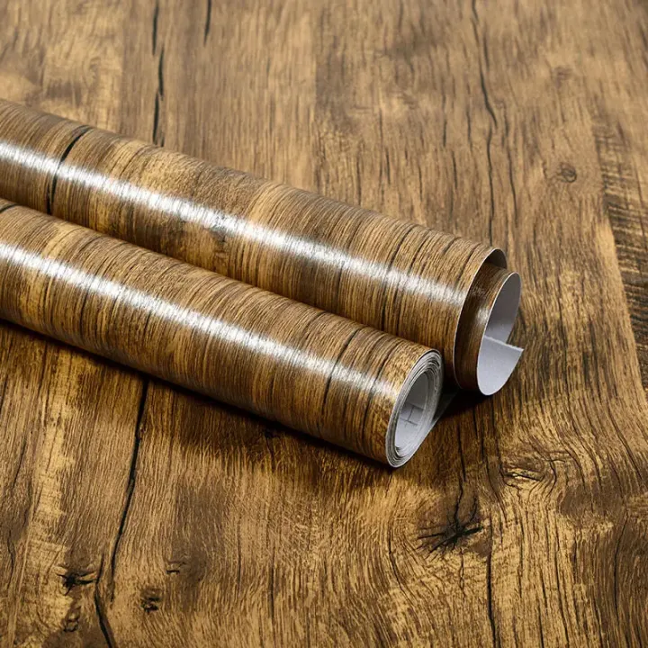 1m/3m/10m%20Self-Adhesive%20PVC%20Waterproof%20Wood%20Grain%20Wallpaper%20Kitchen%20Stickers%20Furniture%20Wardrobe%20Table%20Wall%20Papers%20Home%20Decor%20-%20Image%202