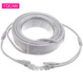 IP CCTV Camera RJ45 + DC Power Cable 5M/10M/15M/20M/30M Ethernet 2 in 1 CAT5/CAT-5e RJ45 Cables for IP Camera NVR System. 