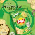 Lay's Potato Chips 50g/52g, American Style Cream & Onion Flavour, Crunchy Chips & Snacks (weight may vary)   (FROM INDIA) SAM. 
