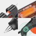 glue gun HB-HM60 Mini Hot Melt Glue Gun 20W-150W DIY Home Repair Tools Electric Heat Hot Melt Glue Gun With 10pcs 7mm/11mm Glue Stick. 
