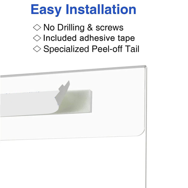 10PCS%20Sign%20Holders%20with%20Double%20Sided%20Adhesive%20Tape%208.5X11Inch%20Clear%20Acrylic%20for%20Wall%20Sign%20Memo%20Document%20Menus%20Display%20-%20Image%205