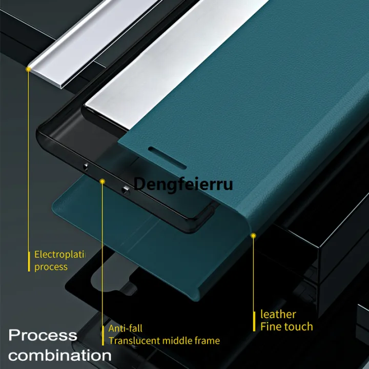 Dengfeierru%20Flip%20Stand%20Holder%20Phone%20Cover%20For%20Huawei%20P30%20Lite%20P40%20Mate%2020%2030%20Hot%20Selling%2040%2060%20Pro%20Y6P%20Y7P%20P%20Smart%20Y9%20Prime%202019%20Leather%20Plating%20Cases%20-%20Image%203