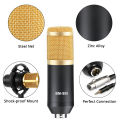 Bm800 Professional Microphone Kits Condenser Mic With Live Sound For Computer Audio Recording Studio Live Broadcast Karaoke. 