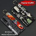Silicone Kickstand Phone Case For TCL 30XE 5G protective Shockproof Soft case Phone Holder Anti-dust cartoon Graffiti. 
