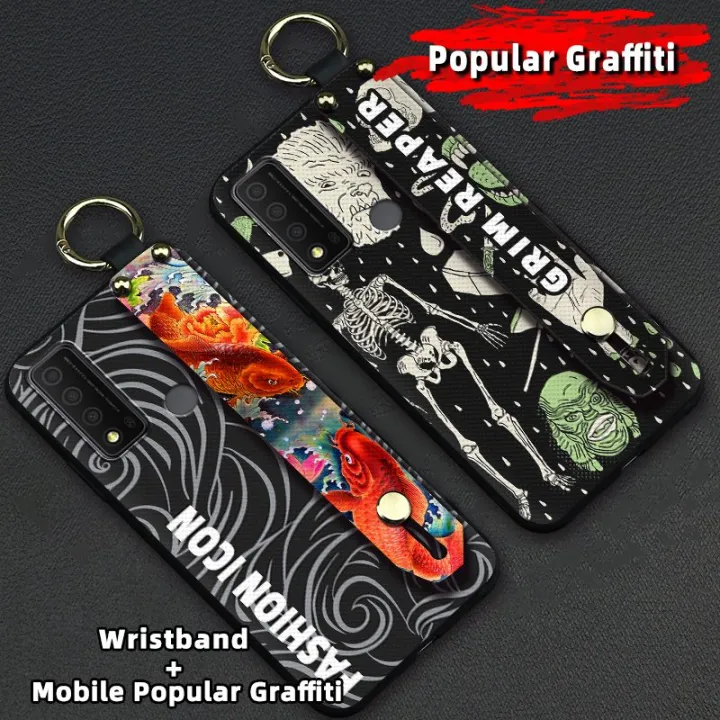 Silicone%20Kickstand%20Phone%20Case%20For%20TCL%2030XE%205G%20protective%20Shockproof%20Soft%20case%20Phone%20Holder%20Anti-dust%20cartoon%20Graffiti%20-%20Image%202