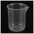 2 pcs 50 ml laboratory plastic water liquid measuring cup Transparent. 