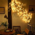 Auoyo 48/144LED Fairy Lights Decoration LED Light Holiday Fairy Willow Twig Light String DIY Branch Rattan Garland Lights For Wedding Xmas Birthday Home Party Room Decor. 