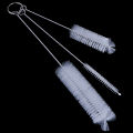 White 3Pcs lab test tube cleaning brush household kitchen bottle clean tool SEVICH. 