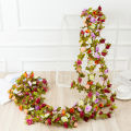 Artificial Flowers for Decoration Floral Rose Vines Wisteria Hanging Flowers Garland for Home Party Wedding Decor. 