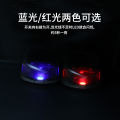 Car Supplies Car LED Red and Blue Warning Light Solar Model Warning Flashing Light Anti-Theft Alarm. 