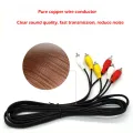 1.5M 3 RCA to 3 RCA Composite Audio Video AV Cable Cord Male to Male Plug Connect TV DVD Cameras. 