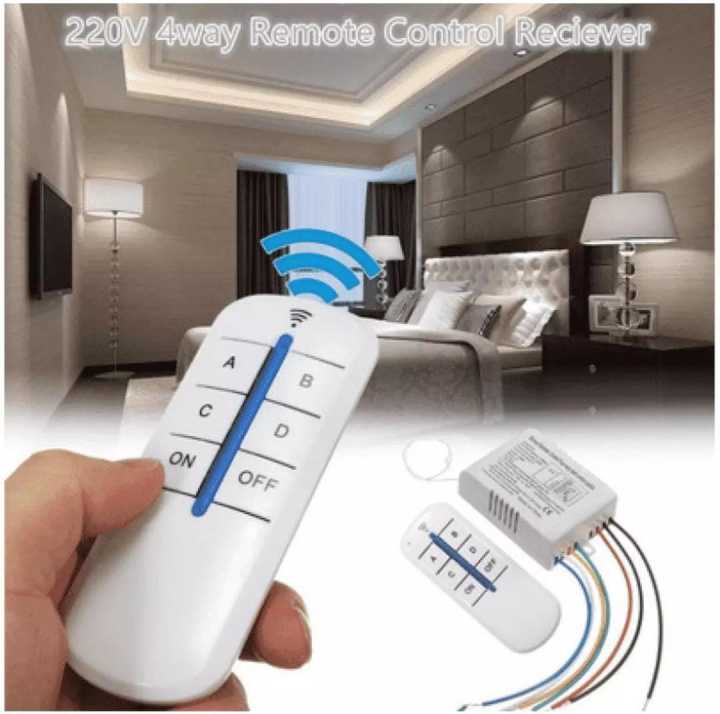Digital Remote Control Light Switch Wireless ON OFF Remote Control Switch for Light Bulb Chandelier 220V Wayswireless controller switch 4ways