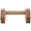 2 Pair Parallettes Calisthenics Handstand Bar Wooden Training Gear Push-Ups Double Rod Stand. 
