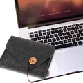 【ZIME】Power Adapter Case Storage Bag Felt Portable Electronic Accessories Storage Bag Portable USB Travel Cable Organizer Electronic. 