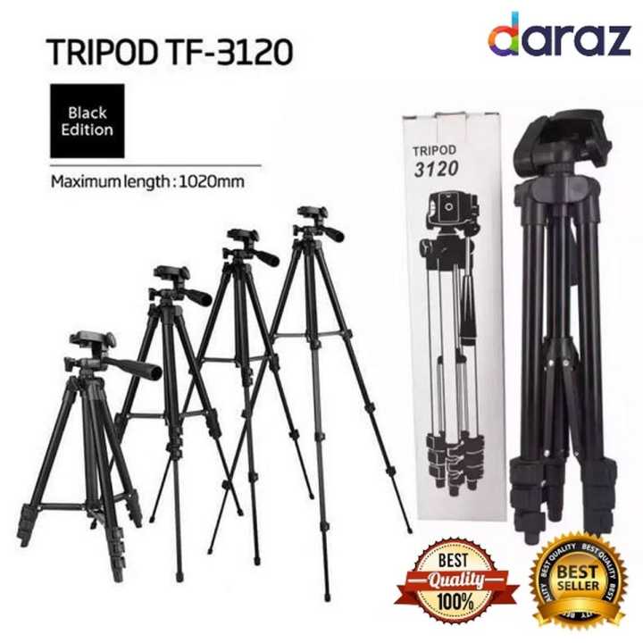 Tripod TF3120 Black Edition Aluminum Alloy Smart Phone Camera Video Cam