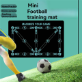 Football Footstep Training Mat Non-Slip Footstep Training Mat Soccer Train Mat for All Levels,for All Ages 60*90cm C. 