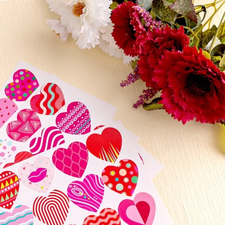 Self%20Adhesive%20Party%20Gift%20Label%20Stickers-%20Valentine'S%20Day%20Party%20Cake%20Baking%20Stickers-%20DIY%20Greeting%20Card%20Gift%20Heart%20Stickers-%20Valentine'S%20Day%20Envelope%20Sealing%20Sticker%20-%20Image%204