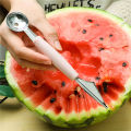 Multi Function Fruit Carving Knife Watermelon Ice Cream Dig Ball Scoop Spoon Kitchen DIY Tools. 