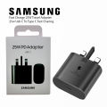 SAMSUNG 25W PD Adapter USB-C Travel Adapter Super Fast Charging. 