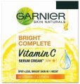 LARGE 45g GARNIER® Bright Complete Gbcv 3X Vitamin C + Lemon Serum Cream. 