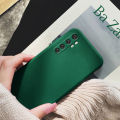 Tokifu For Xiaomi Mi Note 10 Lite Case Matte Solid Color Soft Silicone TPU Case Cover. 