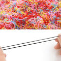 1000pcs/Pack Hair Band Girl Colorful Disposable Rubber Band Elastic Hair Band SEVICH. 