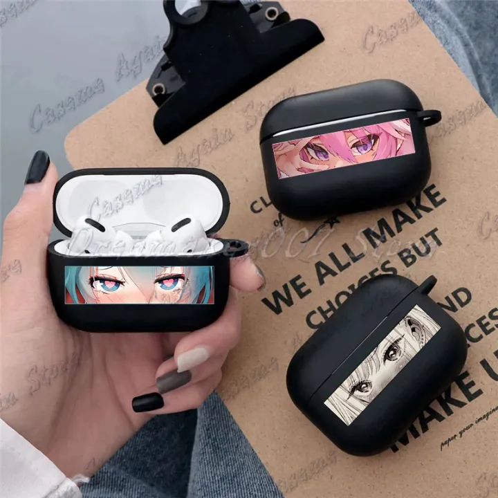 NEW%20Hentai%20Anime%20Waifu%20Girls%20Eyes%20Case%20for%20Airpods%201%202%203%20Pro%20Wireless%20Bluetooth%20Earphone%20Box%20Shockproof%20Protective%20AirPods%20Case%20-%20Image%203