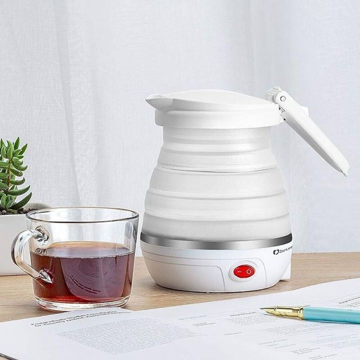 Portable Electric Kettle, Travel Foldable Kettle with Silicone Electric